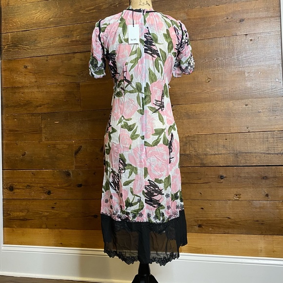 Sheer Multi Color Panel Dress - Picture 5 of 5